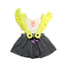 A Yellow Overall Dresses from Wauw Capow in size 3T for girl. (Front View)