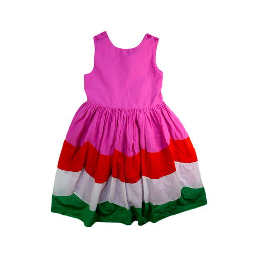 A Multicolour Sleeveless Dresses from Boden in size 7Y for girl. (Front View)