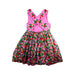A Multicolour Sleeveless Dresses from Boden in size 7Y for girl. (Back View)