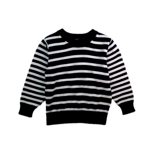 A Black Crewneck Sweatshirts from Petit Bateau in size 6T for boy. (Front View)