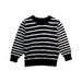 A Black Crewneck Sweatshirts from Petit Bateau in size 6T for boy. (Front View)