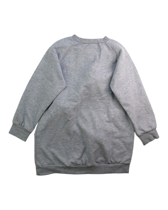 A Grey Crewneck Sweatshirts from Wauw Capow in size 4T for girl. (Back View)