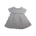 A Black Short Sleeve Dresses from Petit Bateau in size 4T for girl. (Back View)