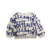 A White Crewneck Sweatshirts from Petit Bateau in size 4T for boy. (Front View)