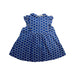 A Blue Sleeveless Dresses from Nicholas & Bears in size 4T for girl. (Back View)