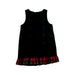 A Black Sleeveless Dresses from Momonittu in size 6T for girl. (Back View)
