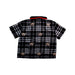 A Black Short Sleeve Polos from Burberry in size 6-12M for boy. (Back View)