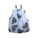 A White Sleeveless Dresses from Burberry in size 4T for girl. (Back View)