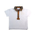 A White Short Sleeve Polos from Burberry in size 12-18M for boy. (Front View)