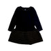 A Black Long Sleeve Dresses from Petit Bateau in size 18-24M for girl. (Front View)