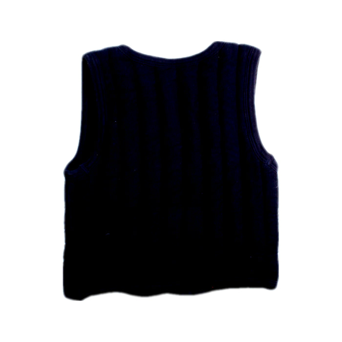 A Black Outerwear Vests from Petit Bateau in size 3T for neutral. (Back View)