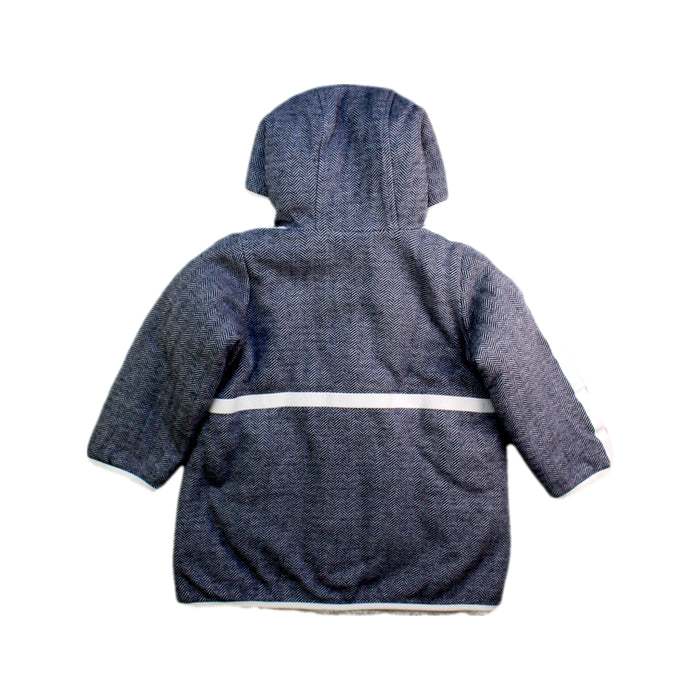 A Blue Coats from Emporio Armani in size 18-24M for girl. (Back View)