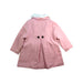 A Pink Coats from Petit Bateau in size 4T for girl. (Back View)