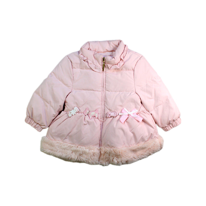 A Pink Puffer/Quilted Coats & Outerwear from Nicholas & Bears in size 12-18M for girl. (Front View)