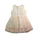 A Ivory Sleeveless Dresses from Comme Ca Fossette in size 18-24M for girl. (Back View)