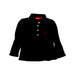 A Black Long Sleeve Polos from Ferrari in size 6-12M for girl. (Front View)