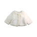 A Ivory Lightweight Jackets from Momonittu in size 3-6M for girl. (Front View)