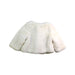 A Ivory Lightweight Jackets from Momonittu in size 3-6M for girl. (Back View)