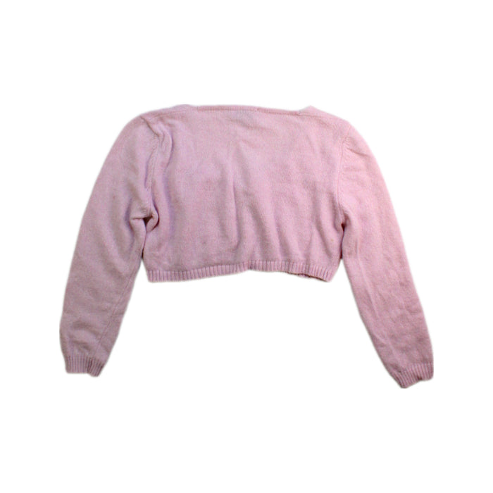 A Pink Cardigans from Gusella in size 3T for girl. (Back View)