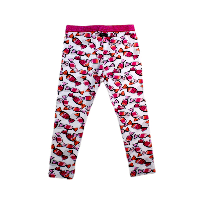 A Pink Leggings from Catimini in size 3T for girl. (Back View)