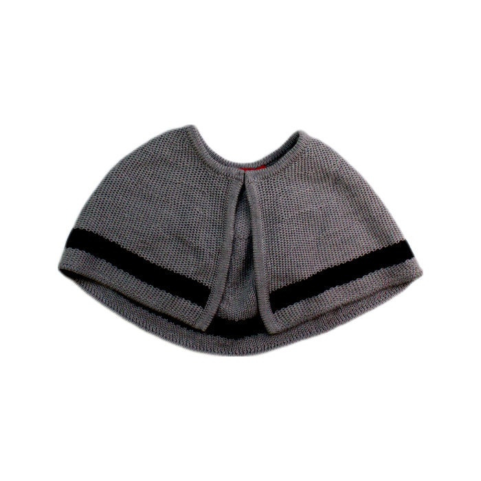 A Grey Capes & Ponchos from Ferrari in size 2T for girl. (Front View)