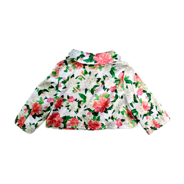A Green Lightweight Jackets from I Pinco Pallino in size 2T for girl. (Back View)