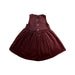 A Brown Sleeveless Dresses from Jacadi in size 2T for girl. (Back View)