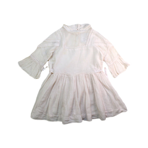 A Ivory Long Sleeve Dresses from Nellystella in size 2T for girl. (Front View)
