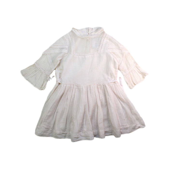 A Ivory Long Sleeve Dresses from Nellystella in size 2T for girl. (Front View)