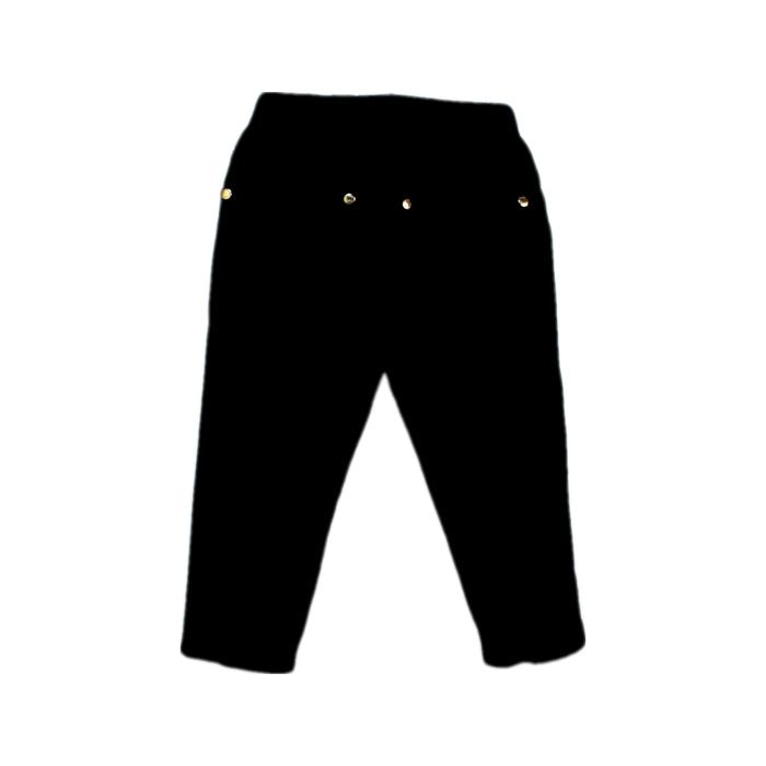 A Black Casual Pants from Roberto Cavalli in size 2T for girl. (Back View)