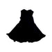 A Black Sleeveless Dresses from Nicholas & Bears in size 2T for girl. (Back View)