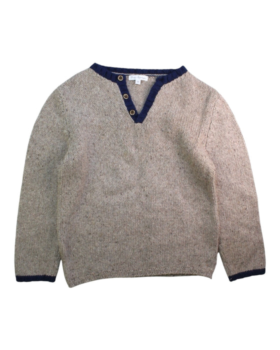 A Beige Knit Sweaters from Fina Ejerique in size 10Y for boy. (Front View)