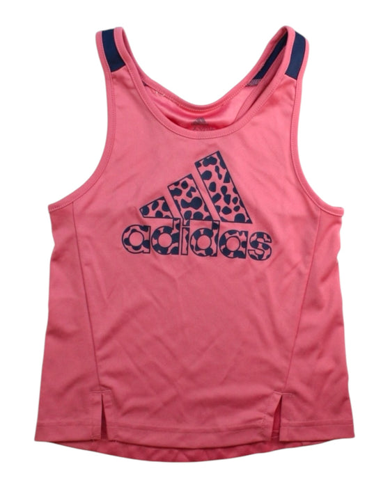 A Pink Active Tops from Adidas in size 5T for girl. (Front View)