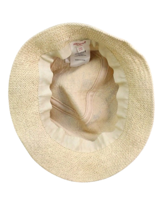 A Blue Sun Hats from Seed in size 6T for boy. (Back View)