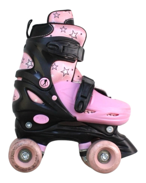 A Pink Scooters Rollerblades & Skateboards from SFR Skates in size 5T for girl. (Front View)