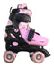 A Pink Scooters Rollerblades & Skateboards from SFR Skates in size 5T for girl. (Front View)