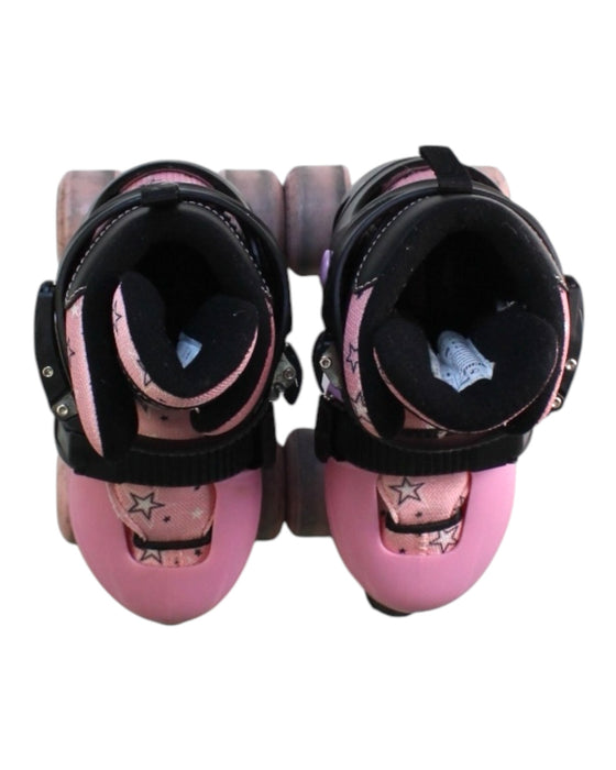 A Pink Scooters Rollerblades & Skateboards from SFR Skates in size 5T for girl. (Back View)