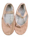 A Peach Flats from Bloch in size 5T for girl. (Back View)