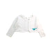A White Cardigans from Tartine et Chocolat in size 6-12M for girl. (Front View)