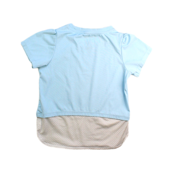 A Blue Active Tops from Moody Tiger in size 5T for girl. (Back View)