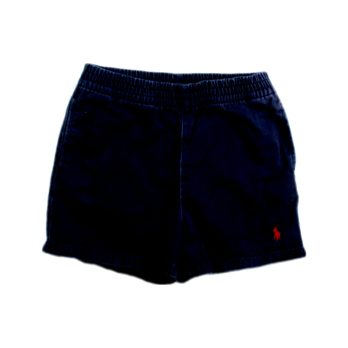 A Navy Shorts from Ralph Lauren in size 12-18M for boy. (Front View)
