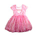 A Pink Short Sleeve Dresses from Baker by Ted Baker in size 6T for girl. (Back View)