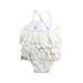 A White Swimsuits from Bardot Junior in size 12-18M for girl. (Back View)