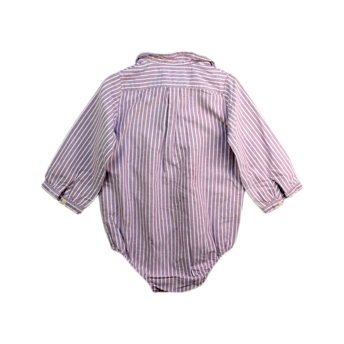A Purple Long Sleeve Bodysuits from Neck & Neck in size 12-18M for neutral. (Back View)