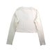 A Ivory Long Sleeve Tops from Tommy Hilfiger in size 4T for girl. (Back View)