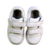 A White Sneakers from Adidas in size 18-24M for neutral. (Back View)