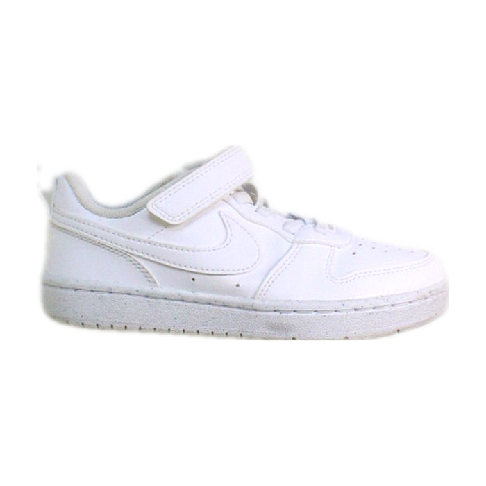 A White Sneakers from Nike in size 5T for neutral. (Front View)