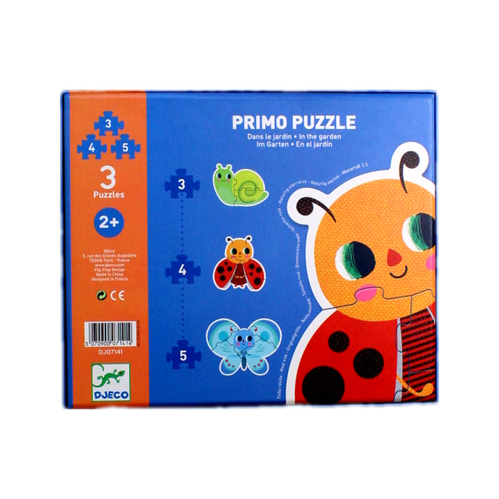 A Multicolour Board Games & Puzzles from Djeco in size 2T for girl. (Back View)