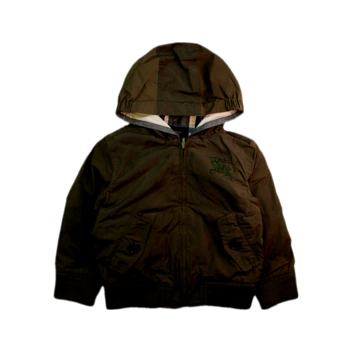 A Brown Lightweight Jackets from Burberry in size 2T for boy. (Front View)