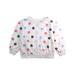 A White Crewneck Sweatshirts from Seed in size 4T for girl. (Front View)